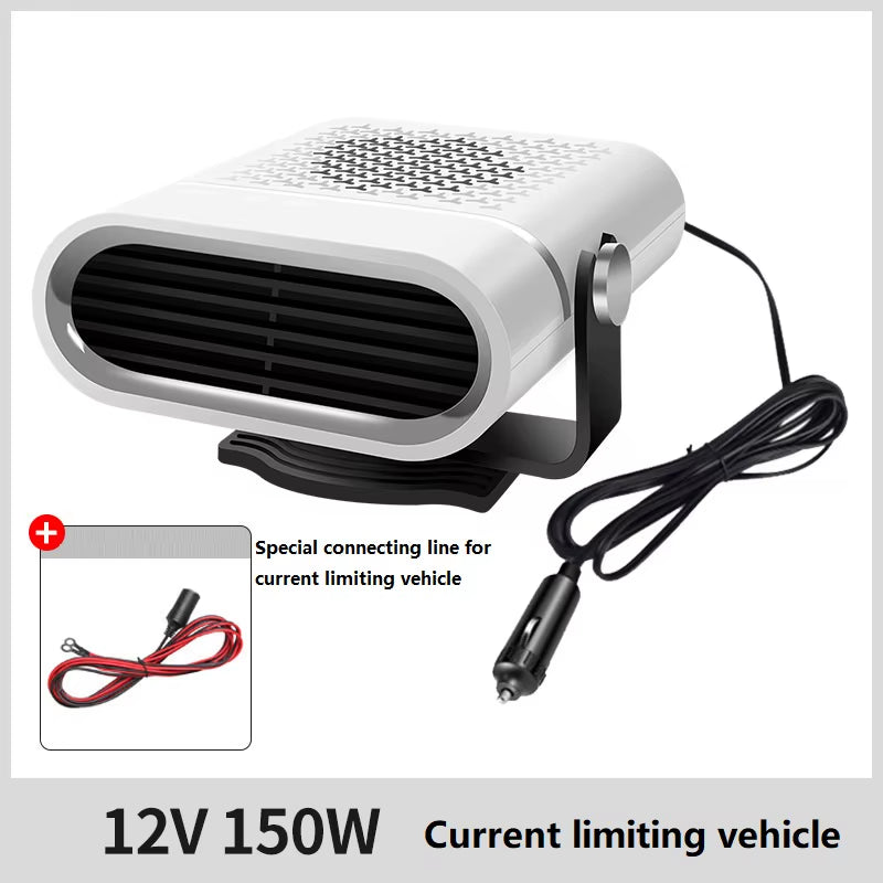 12V 24V Car Fan Heater Defogging and Defrosting Heater for Front Windshield of Cars Mini Portable Car Heating Machine